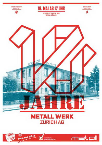 10 Jahre Metall Werk Zürich AG