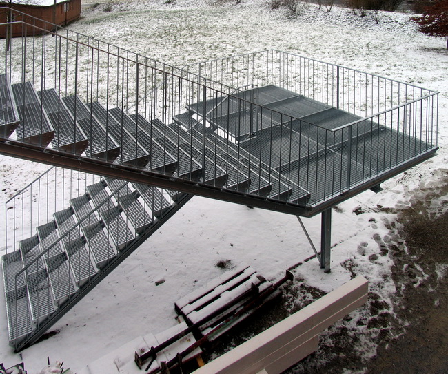 Metall Werk Zürich AG - Fluchttreppe Treppe ETH Zürich