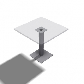 Tischfuss Bistrotisch Quadrat - Stück