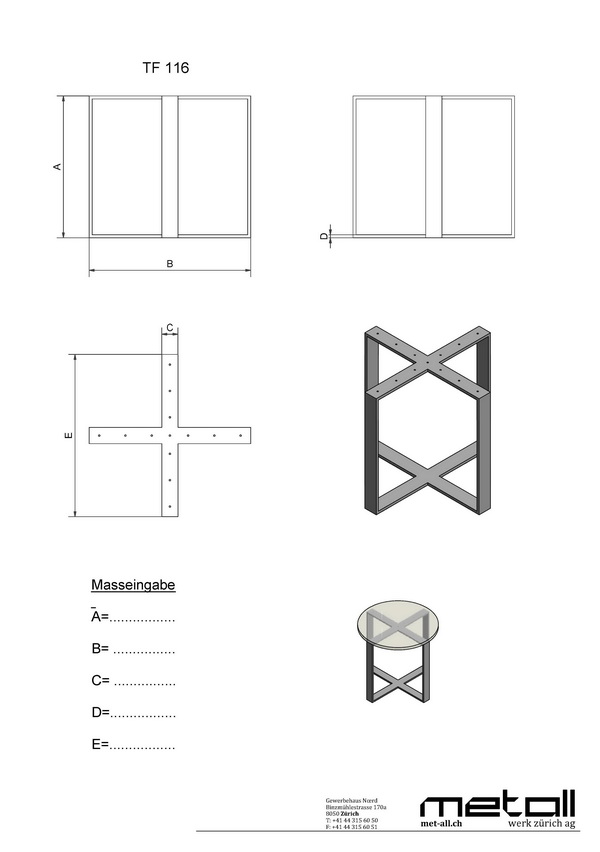 tischfuss-kreuzschleife-st-ck-metall-werk-z-rich-ag