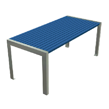 Terrasse Tisch Blau