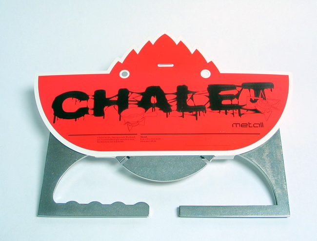 Chalet das platzsparende, steckbare Fondue Rechaud aus Edelstahl