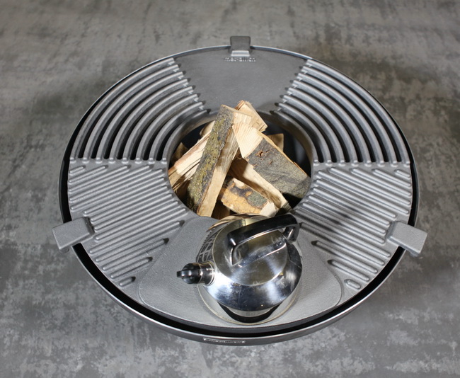 Feuerküche 80, kochen auf Gusseisen, passend zu Feuerschalen mit 80cm Durchmesser