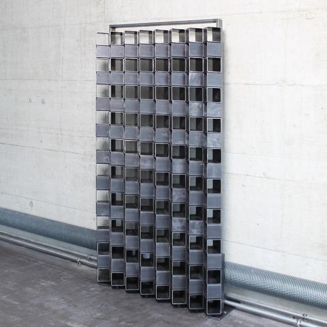 Sichtschutz Aix 100 Metall Muster Gitter Fassade