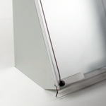 zeitungsbox prospektbox prospektstaender aluminium wetterfest icon