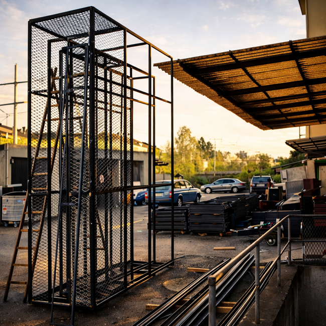 double cage piece bruce nauman 09