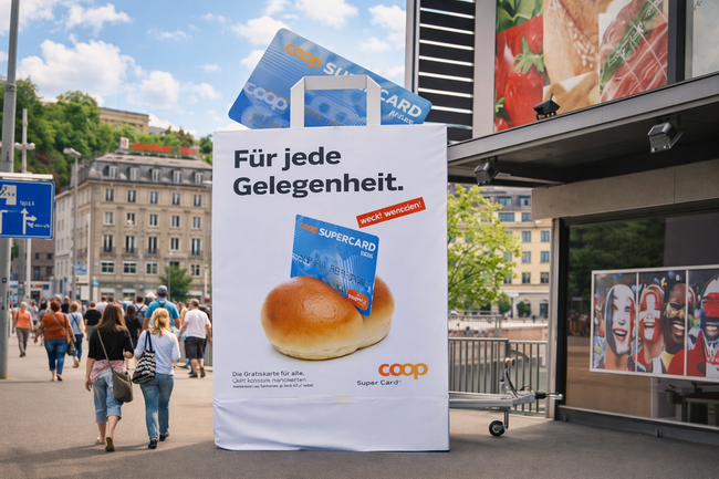 werbeanhaenger promotion kreditkarte 01