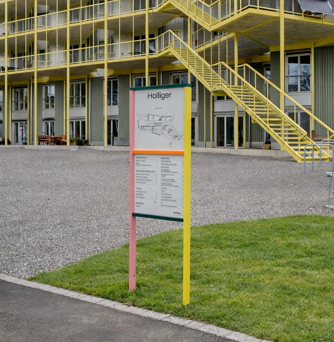 bunte stelen fuer ueberbauung orientierung 03